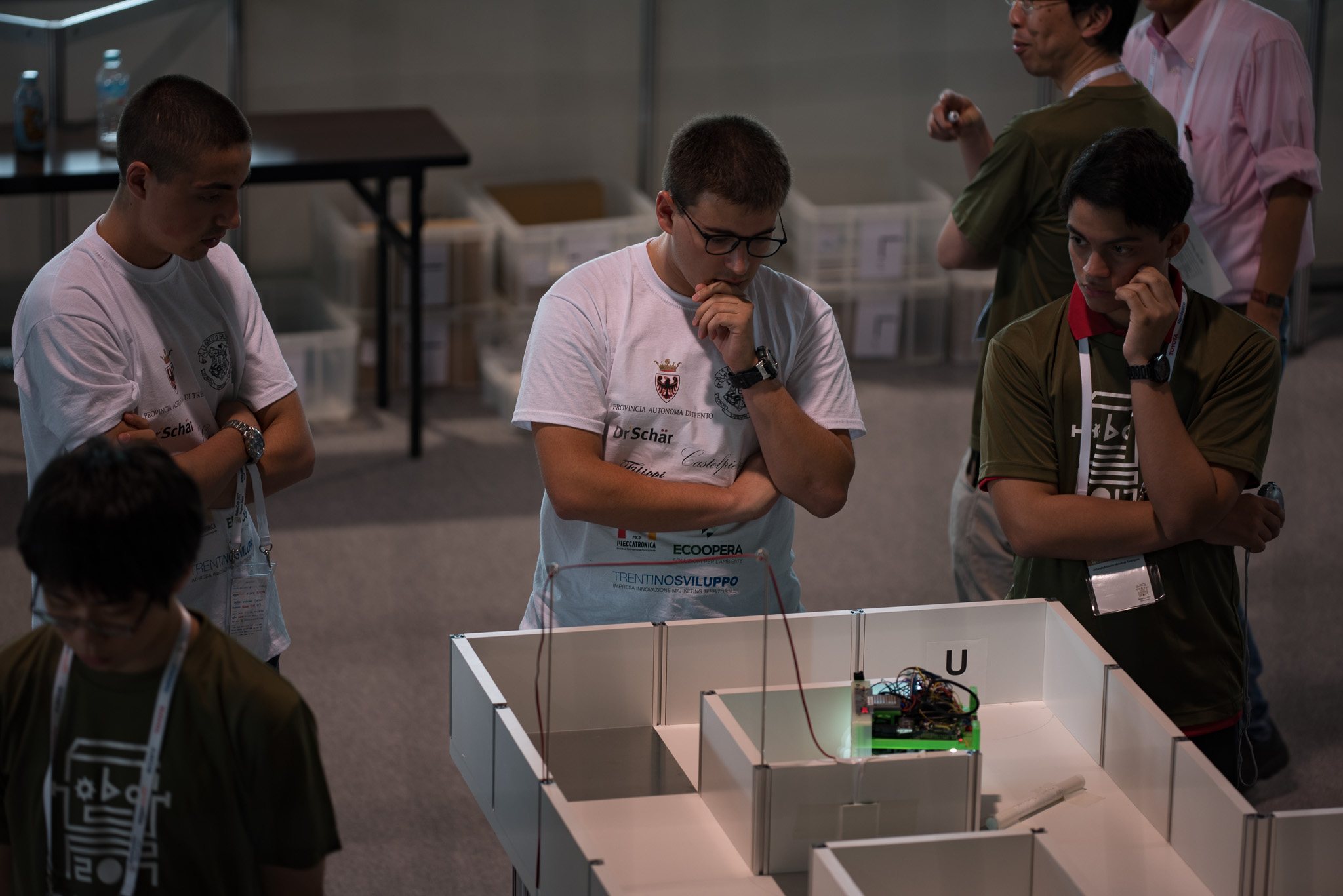 Alessandro and I during one of the rounds.