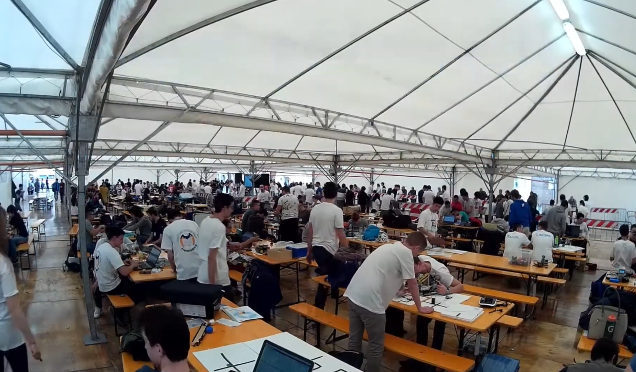 The venue of the competitions in Foligno.